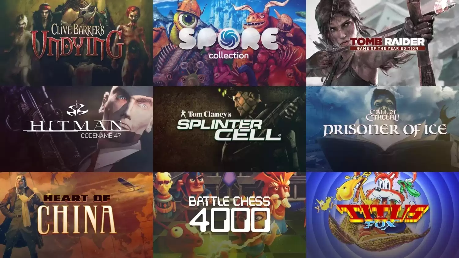 16 款经典 PC 游戏加入 GOG 保护计划,包含《古墓丽影》、《细胞分裂》、《杀手》等 16 款经典 PC 游戏加入 GOG 保护计划,包含《古墓丽影》、《细胞分裂》、《杀手》等