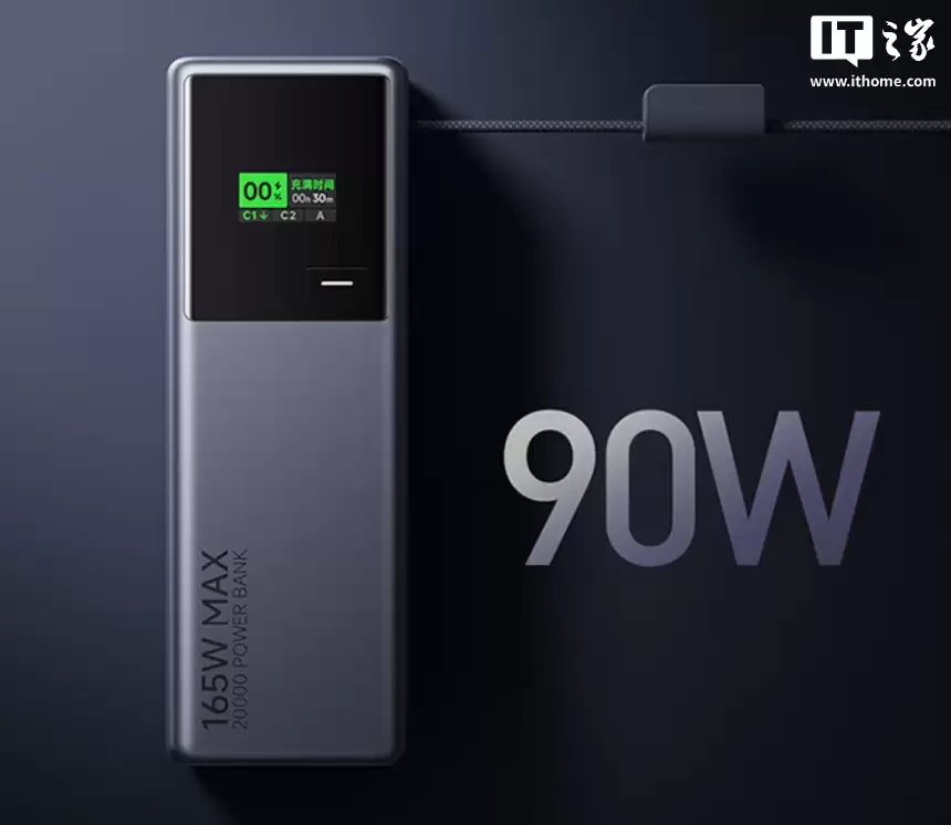 С�� 20000mAh ��籦��PB2165�����У��Դ� 6A ��֯�����ߡ�165W ˫�����������׷� 269 Ԫ