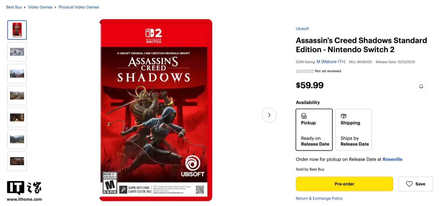 ���� 59.99 ��Ԫ�����̡��̿�������Ӱ�������� Switch 2 ����Ϸ�ϼ�������