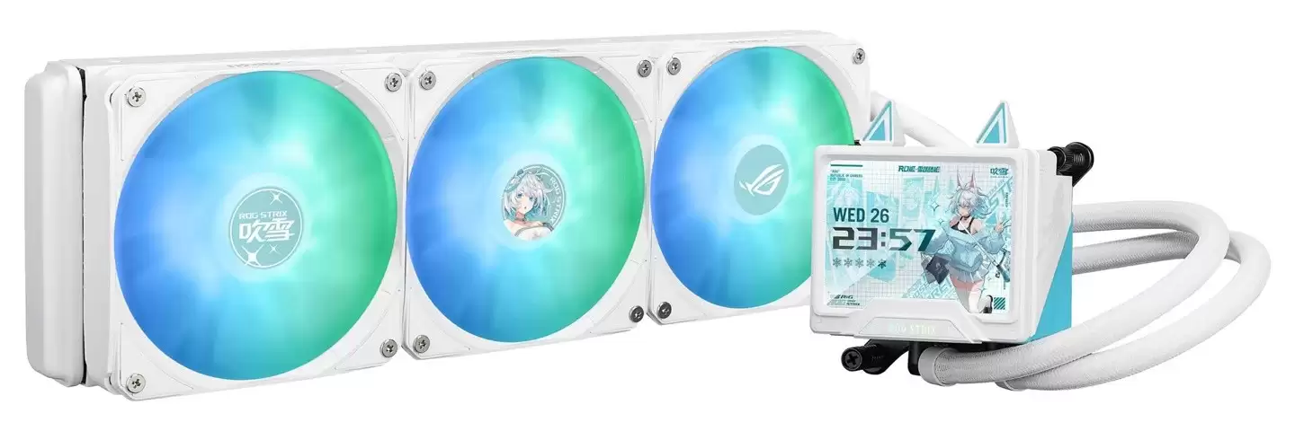 华硕推ROG STRIX吹雪360水冷,售价1529元 华硕推ROG STRIX吹雪360水冷,售价1529元