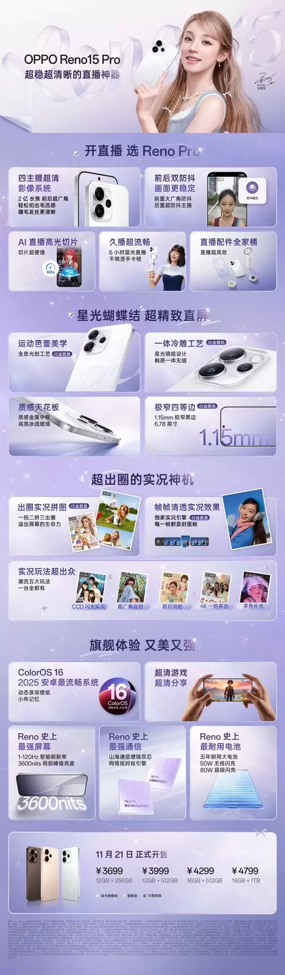 3699Ԫ���� OPPO Reno15 Proһͼ����