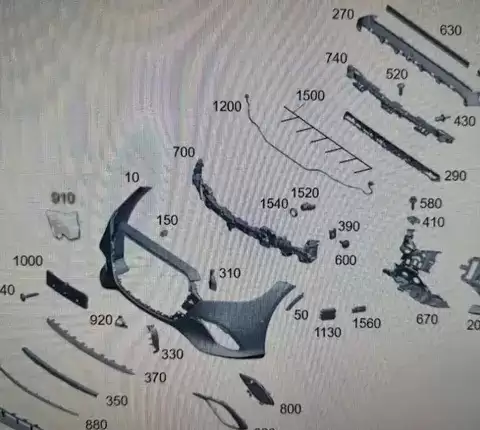 新款奔驰S级零部件图曝光 2026年将推全新设计语言 新款奔驰S级零部件图曝光 2026年将推全新设计语言