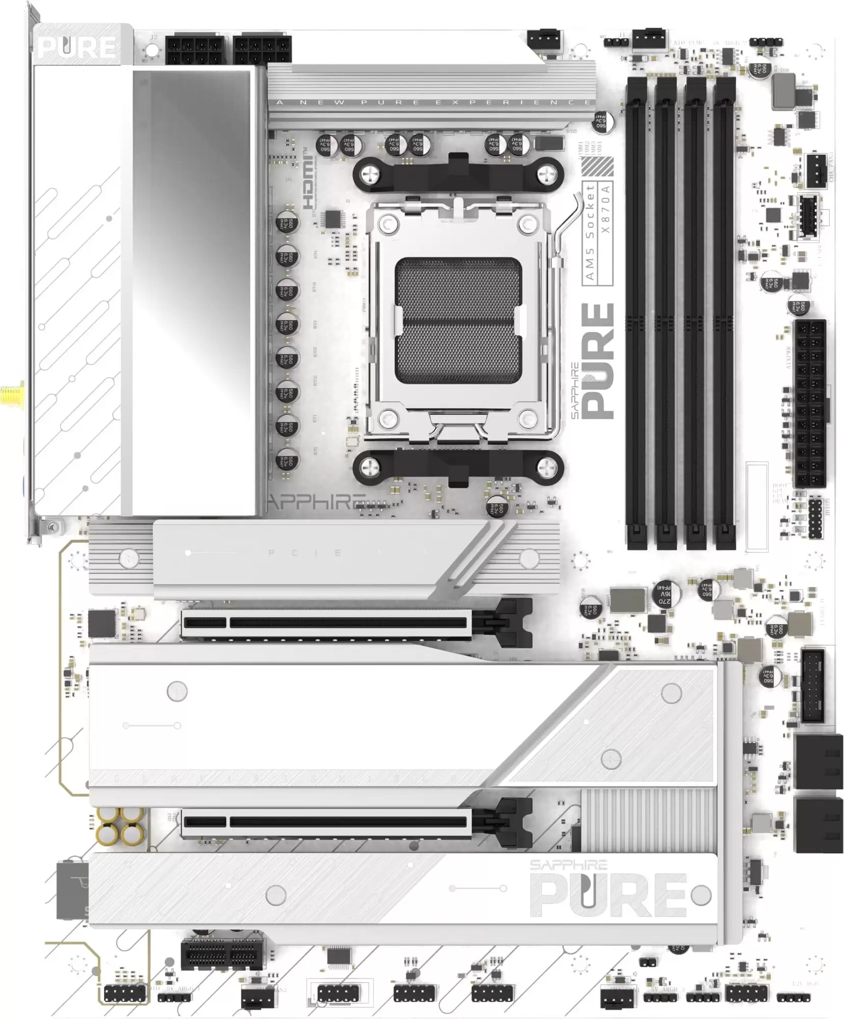 PURE����X870A WIFI 7���巢����֧��DDR5 8400��PCIe 5.0��Wi-Fi 7