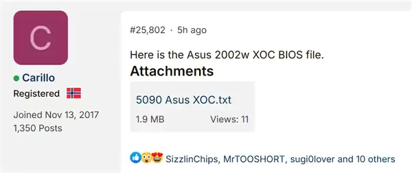 ��˶RTX 5090 XOC BIOSй¶��2000W���İ��ط���