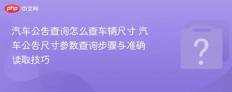 ���������ѯ��ô�鳵���ߴ� ��������ߴ������ѯ������׼ȷ��ȡ����