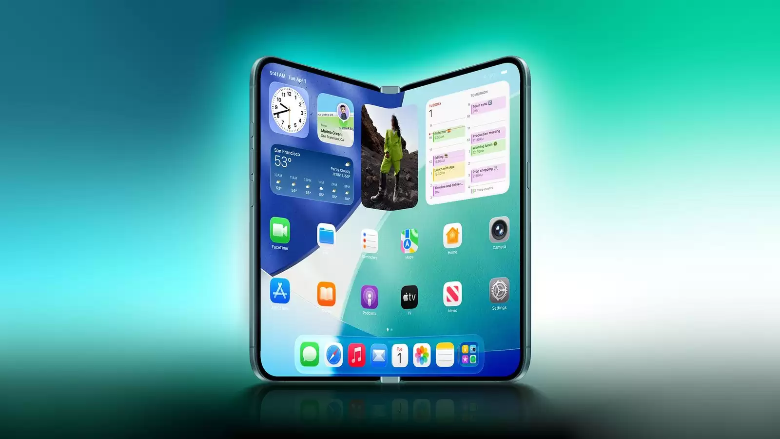 ��Ϣ��������ʾ�ƻ�����Ϊƻ�� iPhone Fold �۵����ֻ����� 1100 ����������
