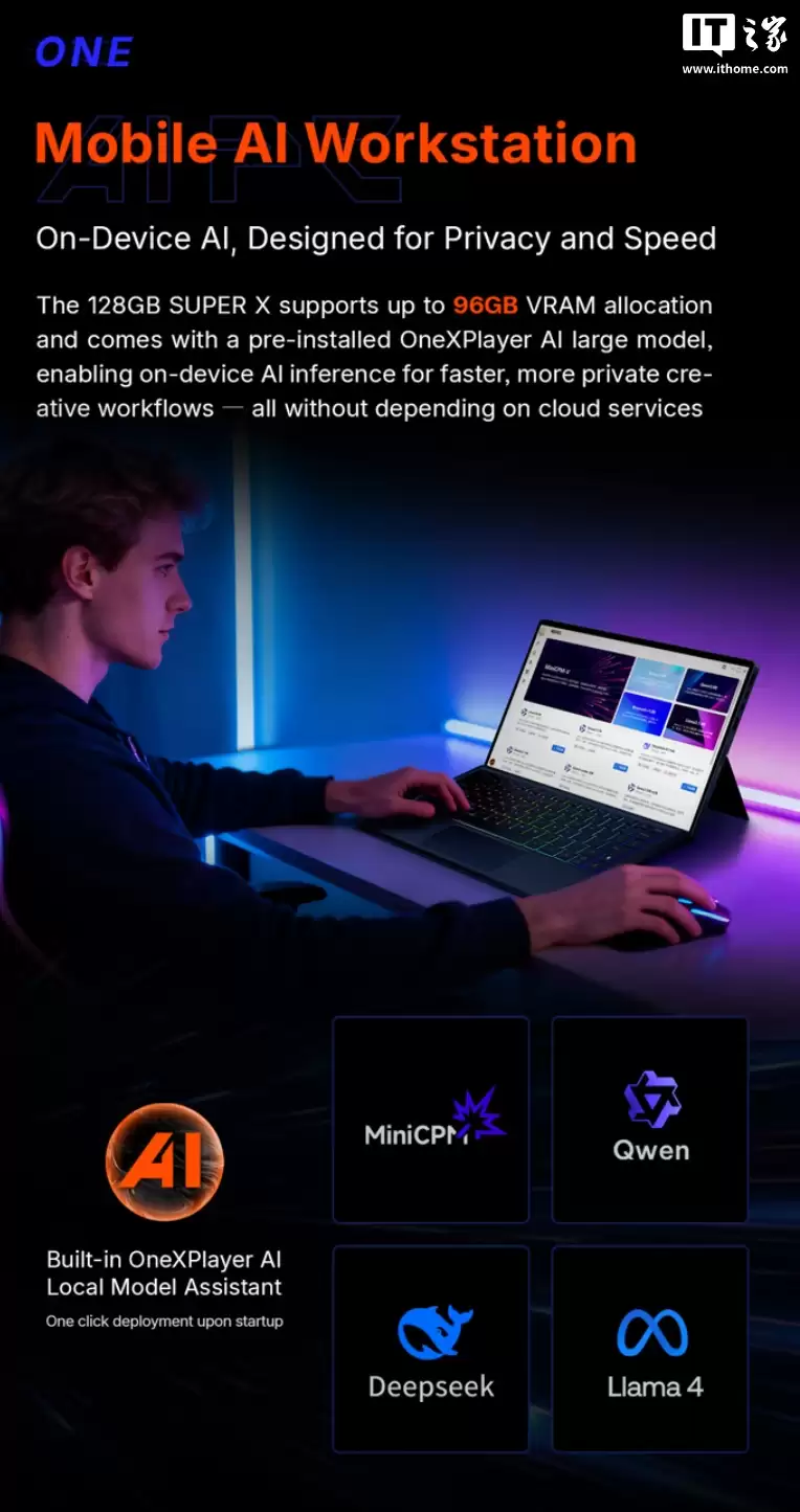OneXPlayer Super X 二合一平板电脑现身:高配搭载锐龙 AI Max+ 395 处理器,可选风冷 / 水冷版 OneXPlayer Super X 二合一平板电脑现身:高配搭载锐龙 AI Max+ 395 处理器,可选风冷 / 水冷版