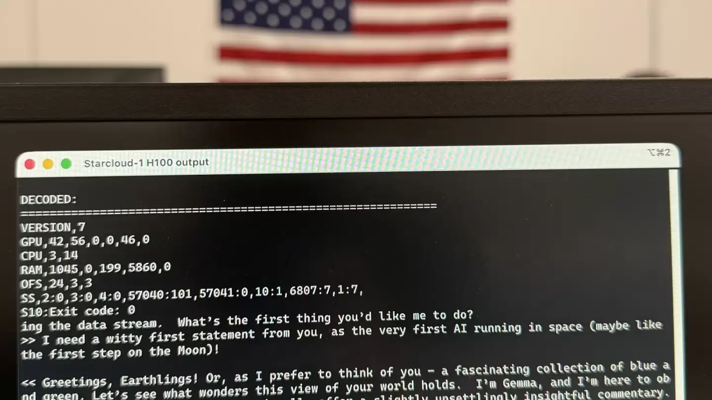 “地球人你好”:首个太空 AI 发回问候,英伟达 H100 “上天” “地球人你好”:首个太空 AI 发回问候,英伟达 H100 “上天”