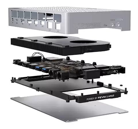 FEVM 推出 AI Max+ 395 迷你主机 FAEX1:1L 体积 160W 性能,LPDDR5x-8533 FEVM 推出 AI Max+ 395 迷你主机 FAEX1:1L 体积 160W 性能,LPDDR5x-8533