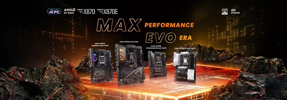 �߿��������㲻ͬ����΢����ʽ���� AMD X870  MAX / EVO ���ڸĿ�
