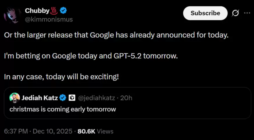 GPT-5.2 ��ǰй¶��������ʾ���ѡ���Խ Gemini 3��