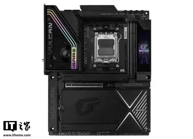 �߲ʺ緢�� iGame X870E Vulcan OC V14 ���壺�Դ� LCD ����֧�� DDR5-10000 �ڴ�