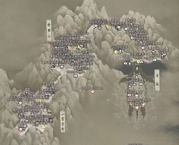 黑神话悟空浮屠界地图分享 浮屠界资源点位标注 黑神话悟空浮屠界地图分享 浮屠界资源点位标注