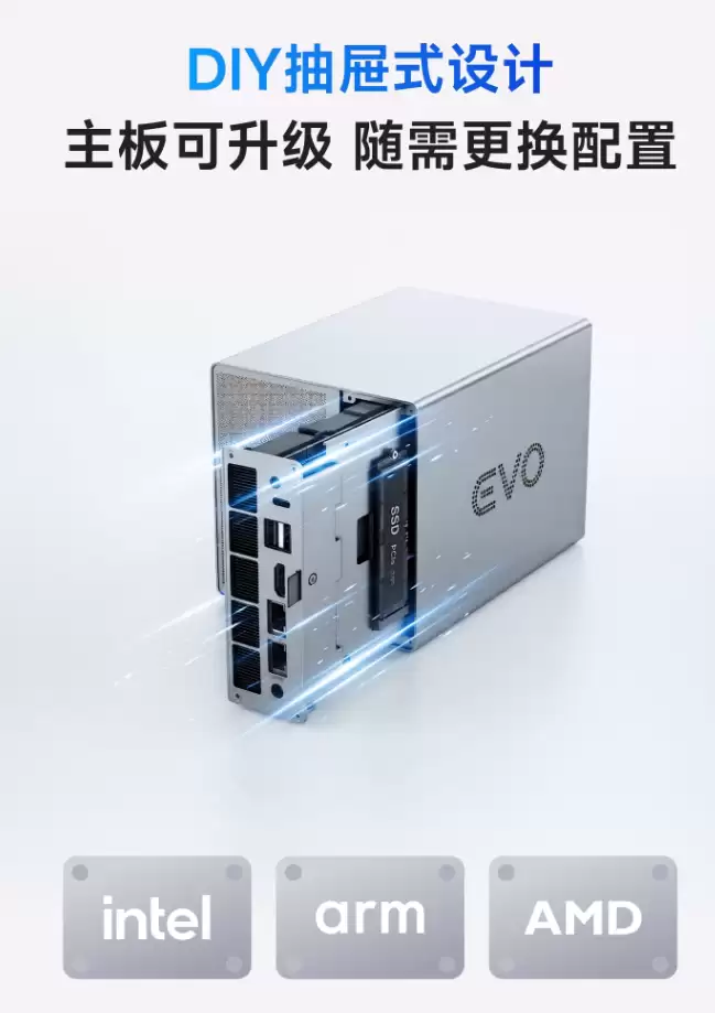 ��ţ�׿����� NAS EVO 2 ����Ԥ�ۣ�1999 Ԫ��˫��λ��ơ�Ӣ�ض� N150 CPU