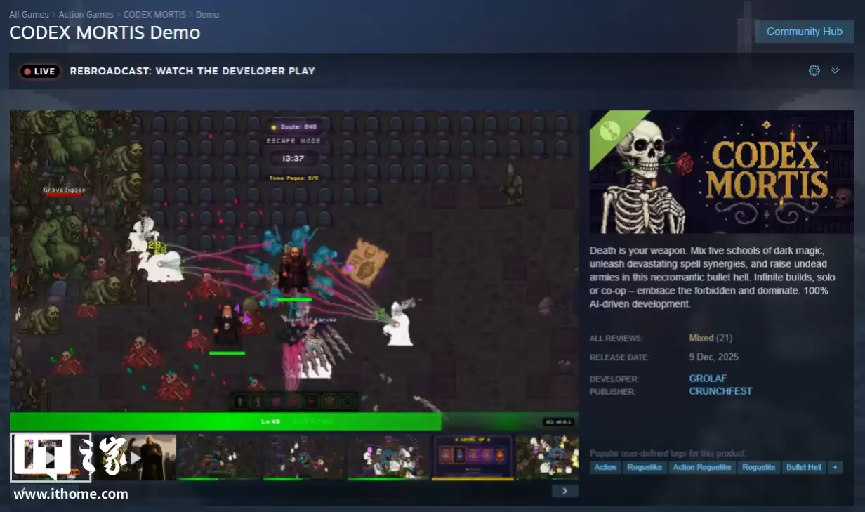 �� ChatGPT ���زĵ� Claude д���룬���Ρ�Codex Mortis������ 100% �� AI ��