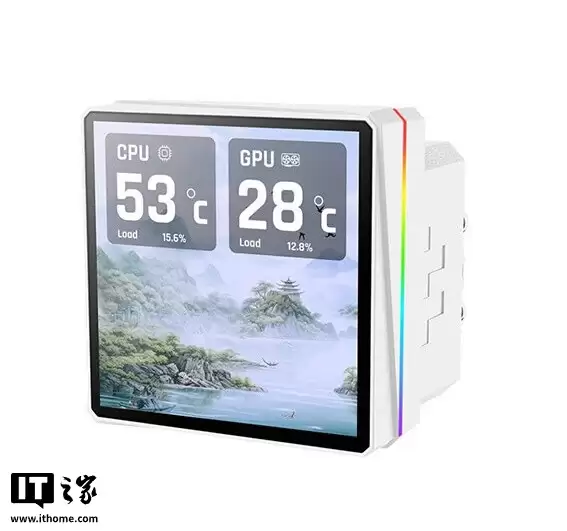 ��Խ�Ƴ� TH360 V3 Ultra ARGB Sync ��ɫ��һ��ʽˮ��ɢ���������� 4 Ӣ�����