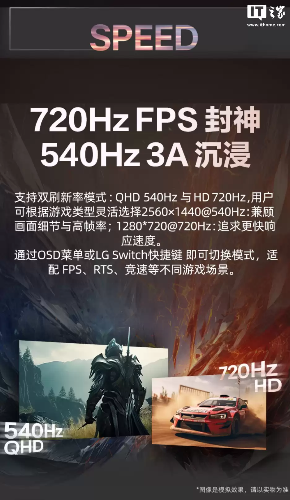 ���ּ� 7999 Ԫ��LG 27GX790B ��ʾ������Ԥ�ۣ�2K 540Hz / HD 720Hz ˫ģ��ơ��Ĳ�ѵ� OLED ����