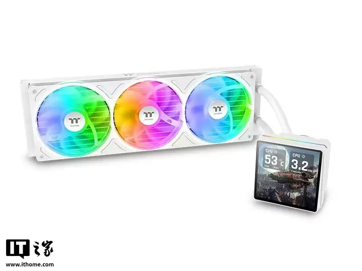 ��Խ�Ƴ� TH360 V3 Ultra ARGB Sync ��ɫ��һ��ʽˮ��ɢ���������� 4 Ӣ�����