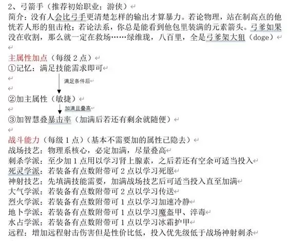 神界原罪2主流职业构筑与培养手册 神界原罪2主流职业构筑与培养手册