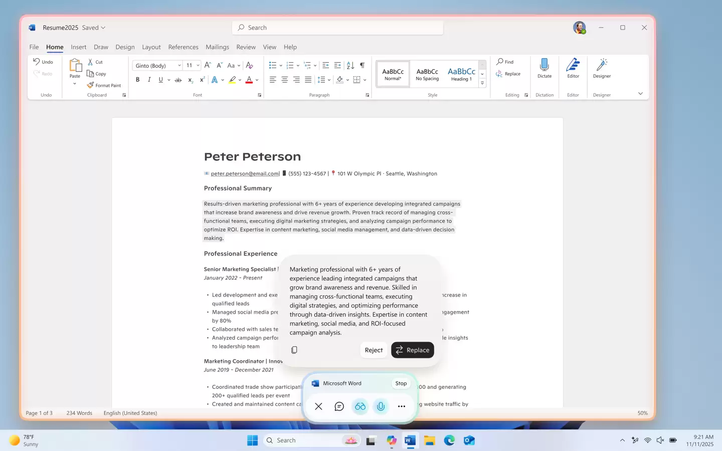 ΢�� Win11 �� Copilot Ӧ������ʵʱ�ı��༭���û���������ܸĸ�