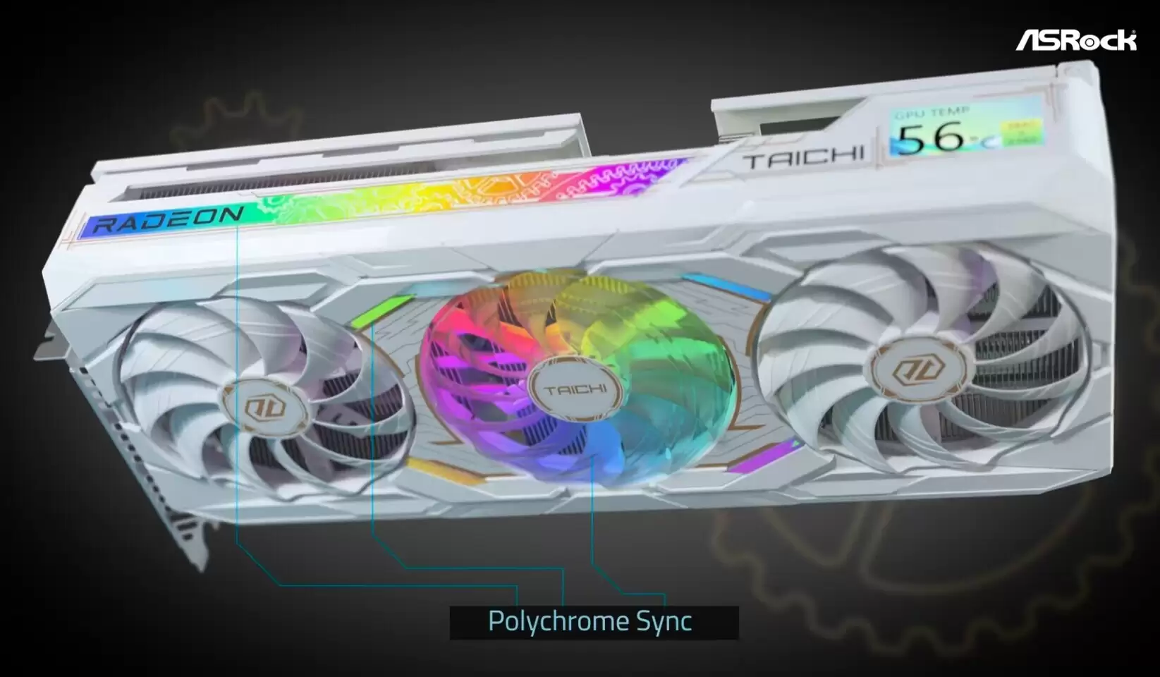 �����Ƴ� RX 9070 XT Taichi ��ɫ�Կ����Դ� 2 Ӣ�� LCD С��