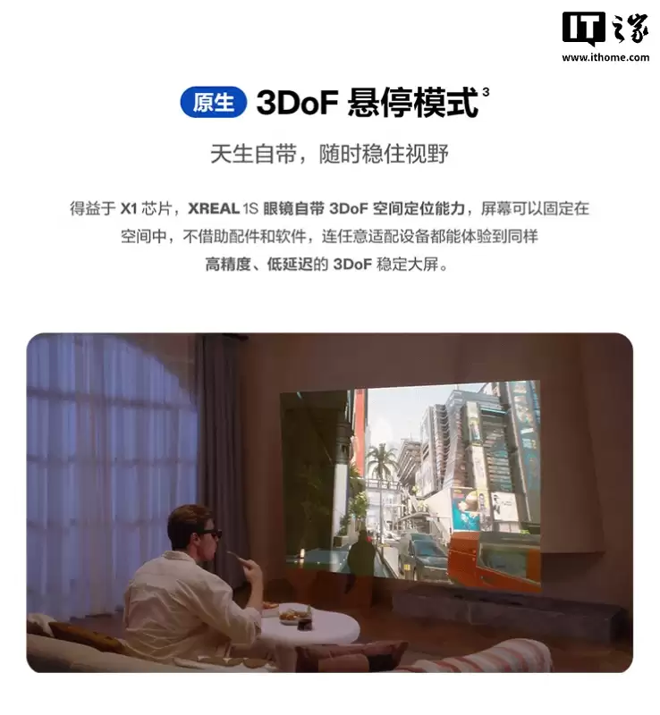 XREAL 1S ���� AR �۾������������׷�ԭ�� 2D ����ת 3D ���ܣ�2799 Ԫ