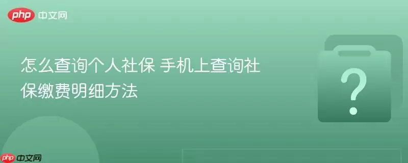 ��ô��ѯ�����籣 �ֻ��ϲ�ѯ�籣�ɷ���ϸ����