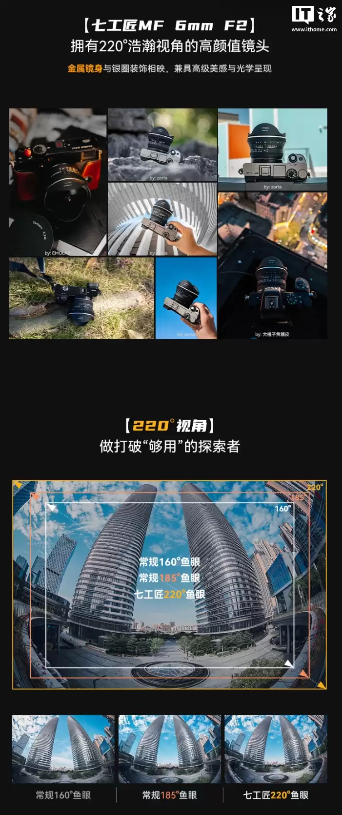 �߹��� MF 6mm f/2.0 �뻭���ֶ���ͷ���ۣ�1190 Ԫ��220° �����ӽ�