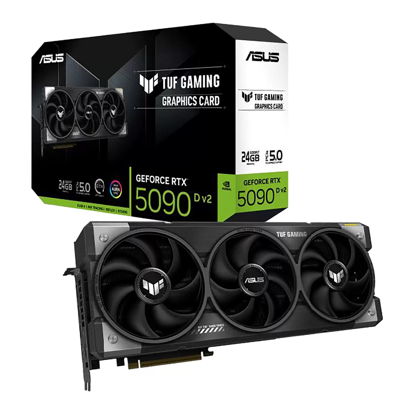 ��˶��ʽ�Ƴ� RTX 5090 D v2 24GB �Կ����� TUF GAMING ϵ��