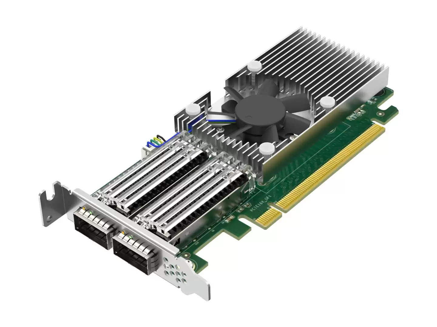 QNAP ����ͨ�Ƴ�˫�� 100GbE ��� PCIe AIC �������� QXG-100G2SF-BCM