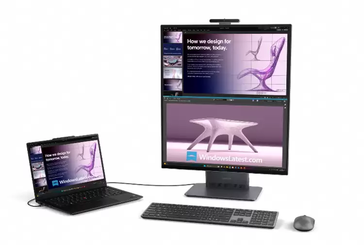 ���� ThinkCentre X AIO Aura Edition һ����ع⣺27.6 Ӣ�� 16:18 ��Ļ