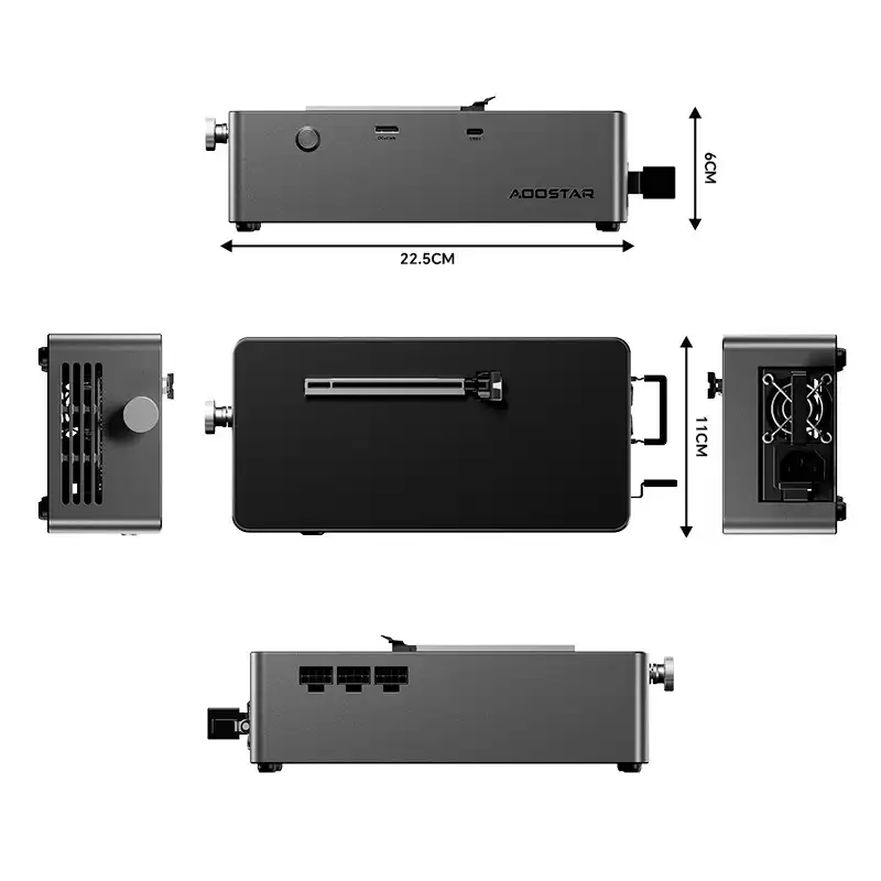 �챵 AG03 �Կ������У����� 800W ��Դ���׵� 5 ������ + OCuLink