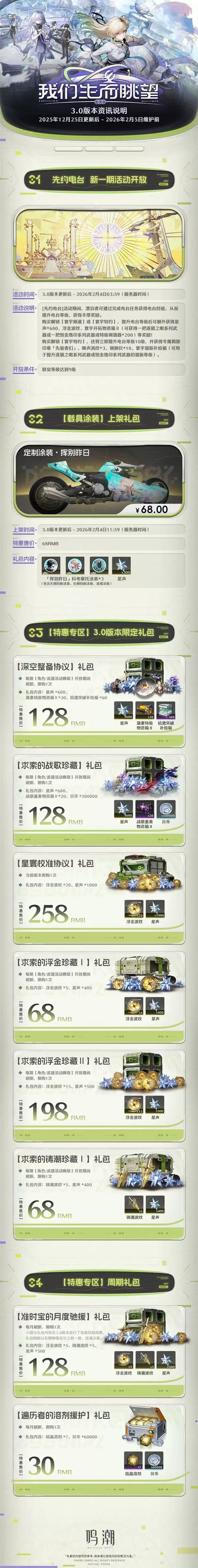 ����3.0�汾���¹��� �½�ɫ��������