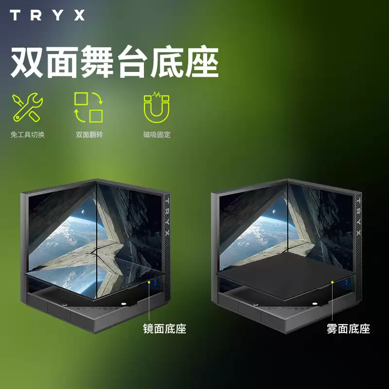 TRYX �����ϵ�Ƴ� STAGE Ӱ�� 360 ARGB ��̨ʽ AIO ˮ�䣬����˫ 4 Ӣ����ͷ��