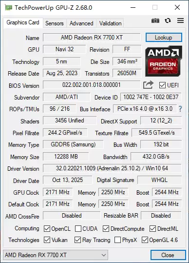 AMD Radeon RX 7700 XT �Կ�δ���� MBA�����桱ԭ���ع�