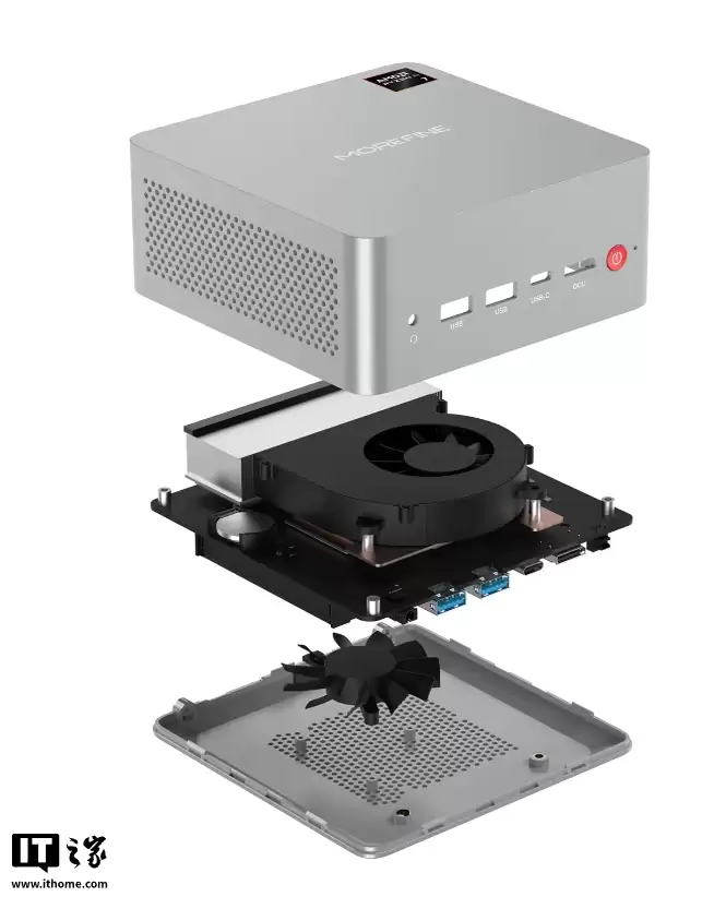 MOREFINE Ħ���Ƴ� M900 ����������ǰ�� OCuLink��USB 4 �ӿڣ���ѡ���� 7 H 255/AI 7 350/AI 5 340 ������