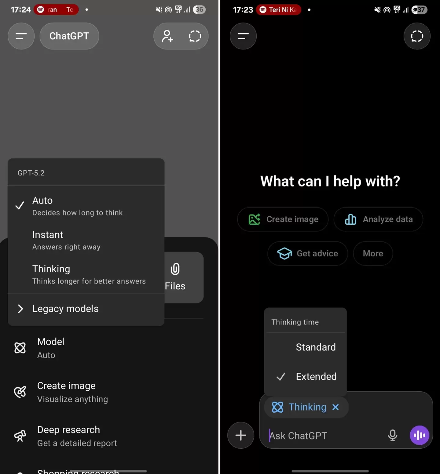 OpenAI �����ֻ��� ChatGPT����֧���ֶ����� AI��˼����ȡ�