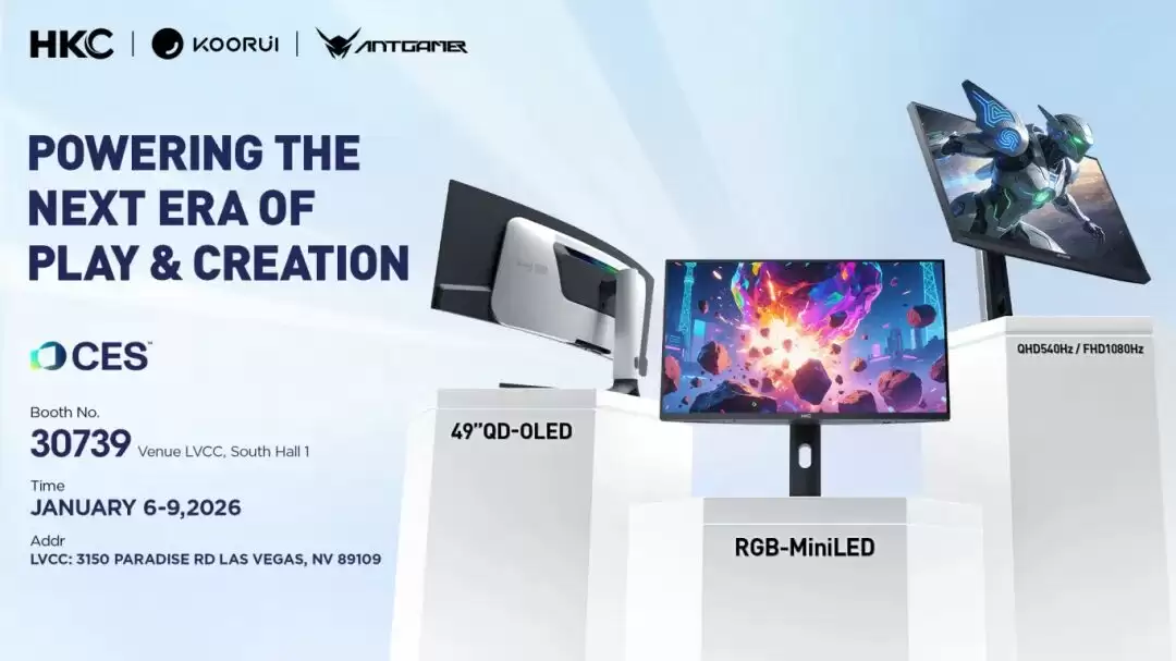 �Ǵ�δ�������������HKC�ݿƹɷݽ�Я��������Ʒ������CES 2026��