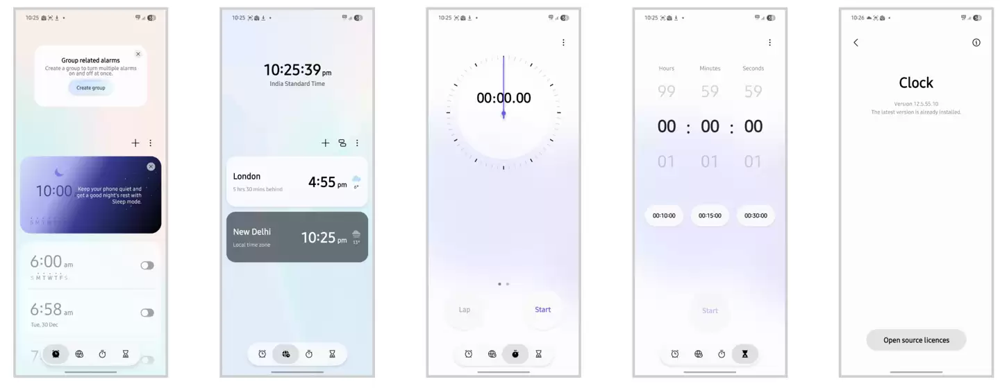 �������� One UI 8.5 ��ʱ��Ӧ�ã���ʱ������������Ҳ˵�