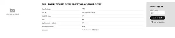 AMD����7 9850X3D�������������3574Ԫ����ע