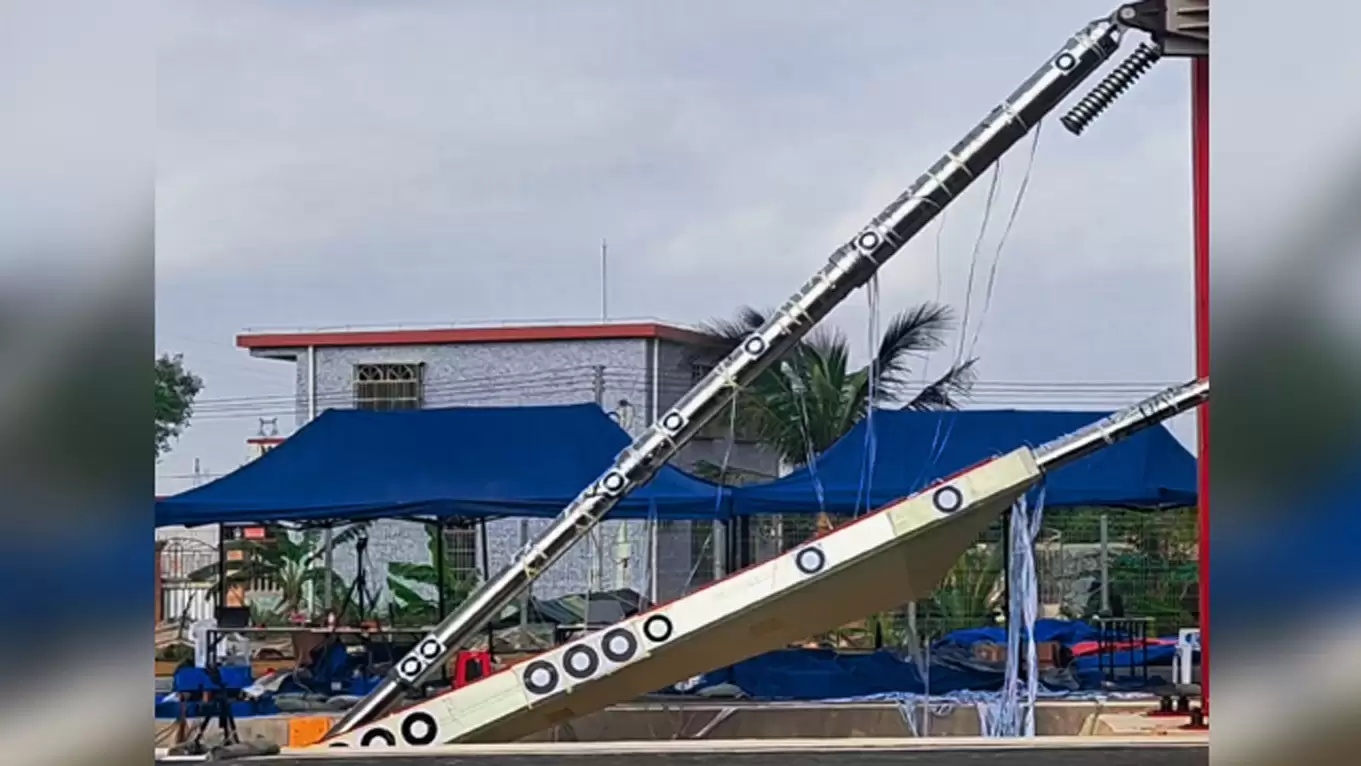 星际荣耀SQX-3火箭着陆装置完成海上回收试验 星际荣耀SQX-3火箭着陆装置完成海上回收试验