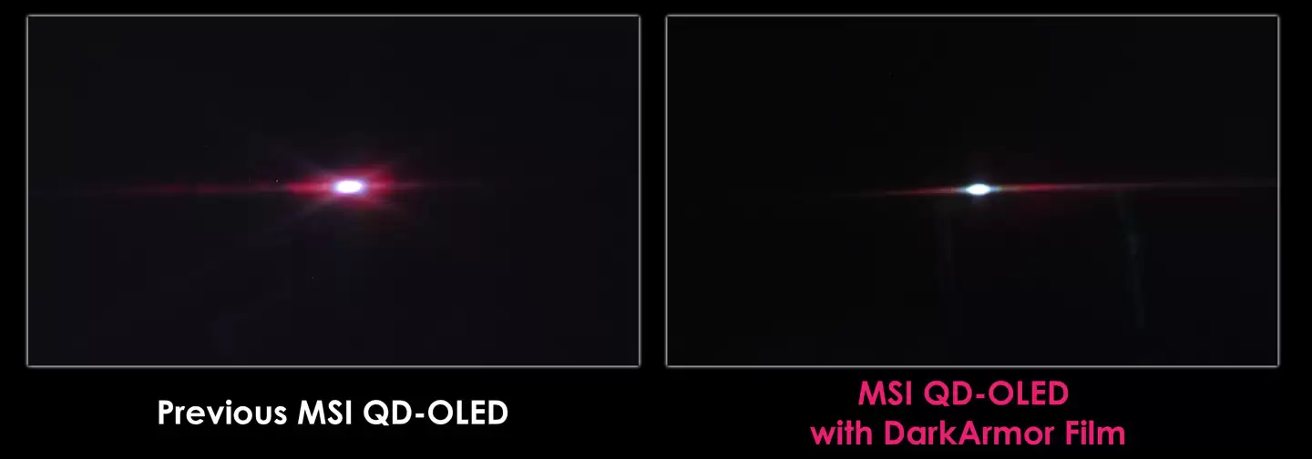 ΢�ǹ��� 32 Ӣ�� UHD 240Hz QD-OLED ��ʾ����Ʒ���䱸 DarkArmor ��Ĥ