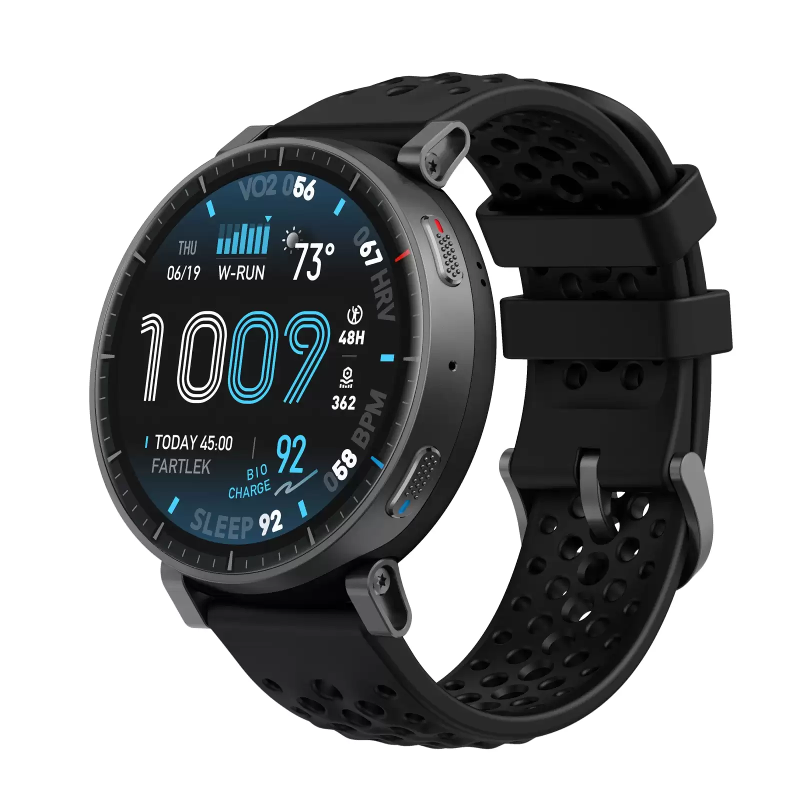 Amazfit Ծ���Ƴ� Active Max �˶������ֱ���1.5 Ӣ�� 3000nits ��ֵ���� OLED Բ��