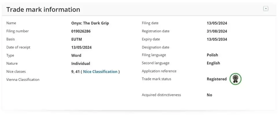 �����Ŷ�ע��Onyx The Dark Grip�̱��������ȳ�