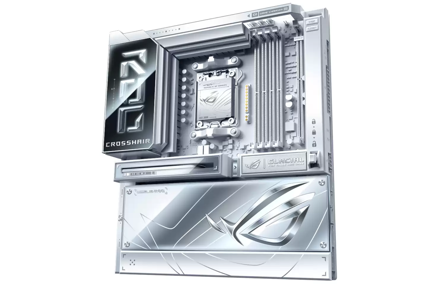 �����ף���˶ ROG CROSSHAIR X870E GLACIAL �콢����ȷ��