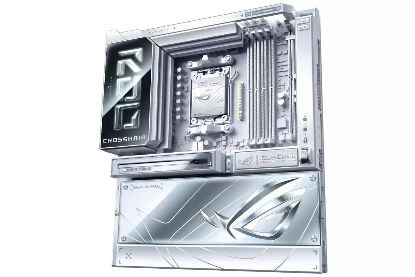 ��˶ROG CROSSHAIR X870E GLACIAL��������