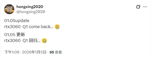 NVIDIA��2026������RTX 3060����Ӧ��GDDR7��ȱ