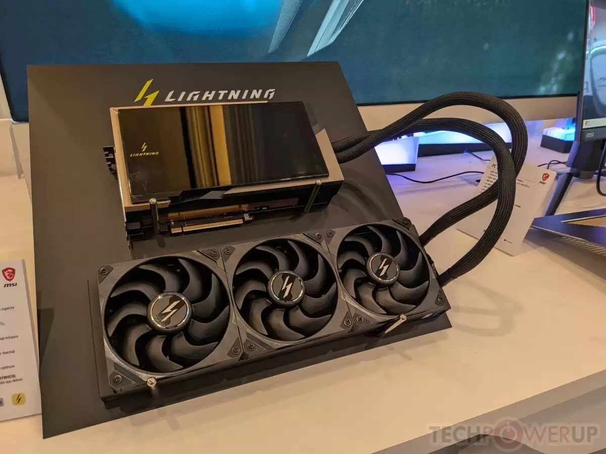 ȫ���� 1300 �ţ�΢����ǿ�Կ� RTX 5090 Lightning Z �ǳ���40 �� VRM ����