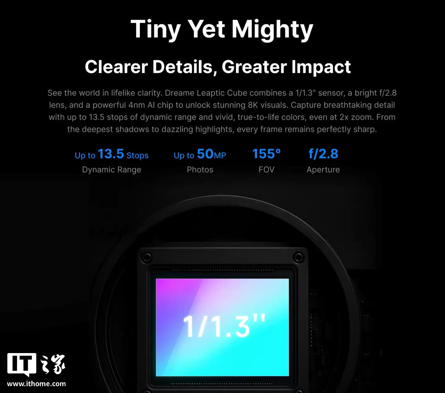 ׷�ٽ����˶���������Ƴ��׿��Ʒ Leaptic Cube��֧�� 8K 30 ֡¼��