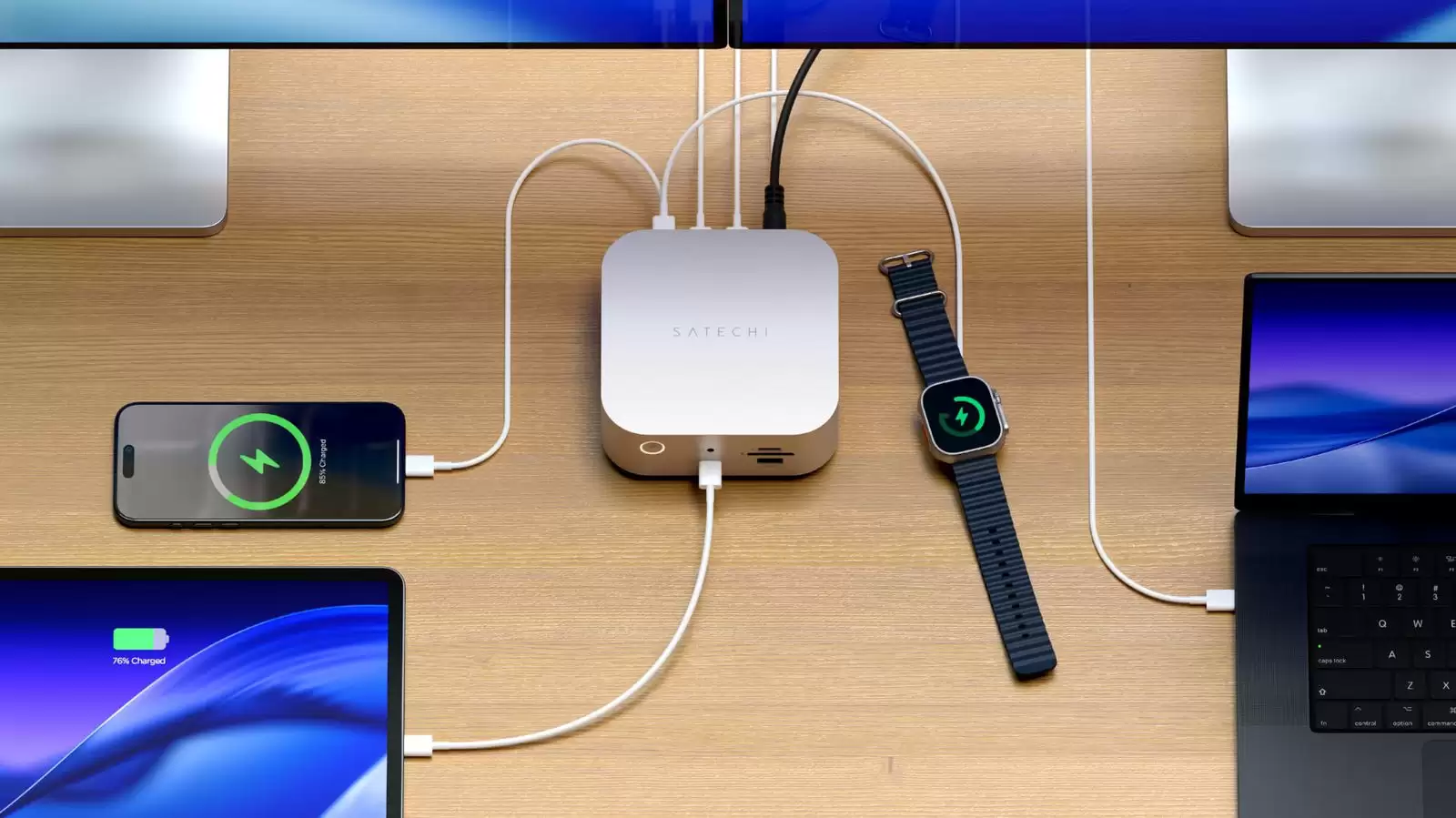 Satechi �� CubeDock ��չ�룺ƻ�������� 8TB ��չ��6000 MB/s ����